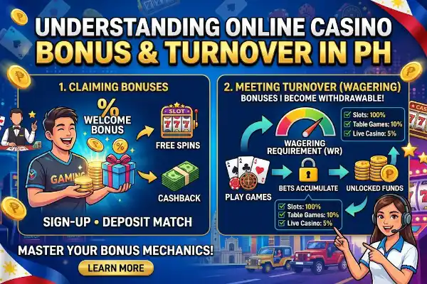 Understanding Online Casino Bonus & Turnover in PH